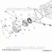 ENGINE, STATOR AND FLYROUE