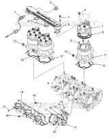 CYLINDRE   COLLECTEUR SL 650 STD B954358 (4932923292B013)