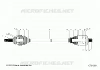 SYSTÃˆME DE TRANSMISSION, FRONT HALF SHAFT