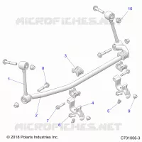 SUSPENSION, FRONT BARRE STABILISATRICE- Z23NAV99A/99B (C701006-3)