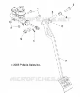 FREINS, PEDAL and MAITRE CYLINDRE MOUNTING