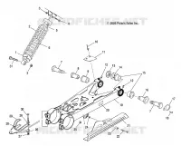 BRAS OSCILLANT and AMORTISSEUR ARRIERE