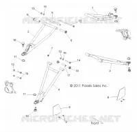 SUSPENSION AVANT CONTROL ARMS