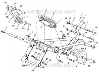 BRAS DE SUSPENSION AVANT XLT 0940767, XLT SP 0940667   XLT SKS 0940567 (4925022502023A)