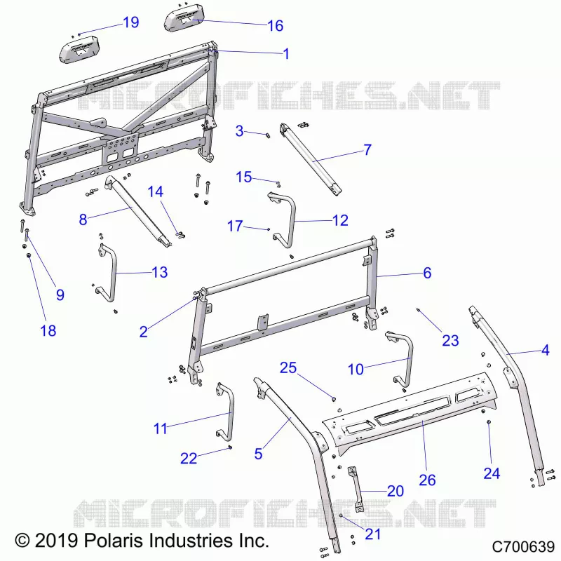CHASSIS, CAB CADRE