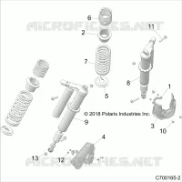 SUSPENSION ARRIERE SHOCK MOUNTING