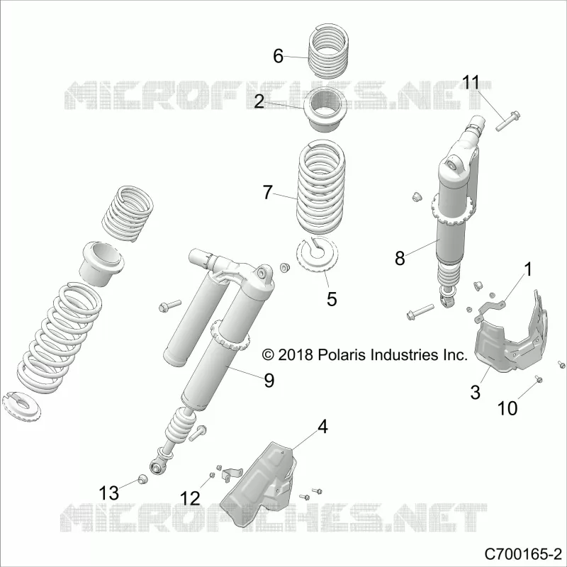 SUSPENSION ARRIERE SHOCK MOUNTING