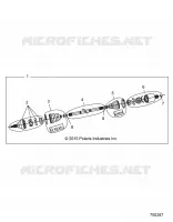 SYSTEME DE TRANSMISSION, FRONT HALF SHAFT