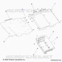 PLANCHER PANELS, REAR