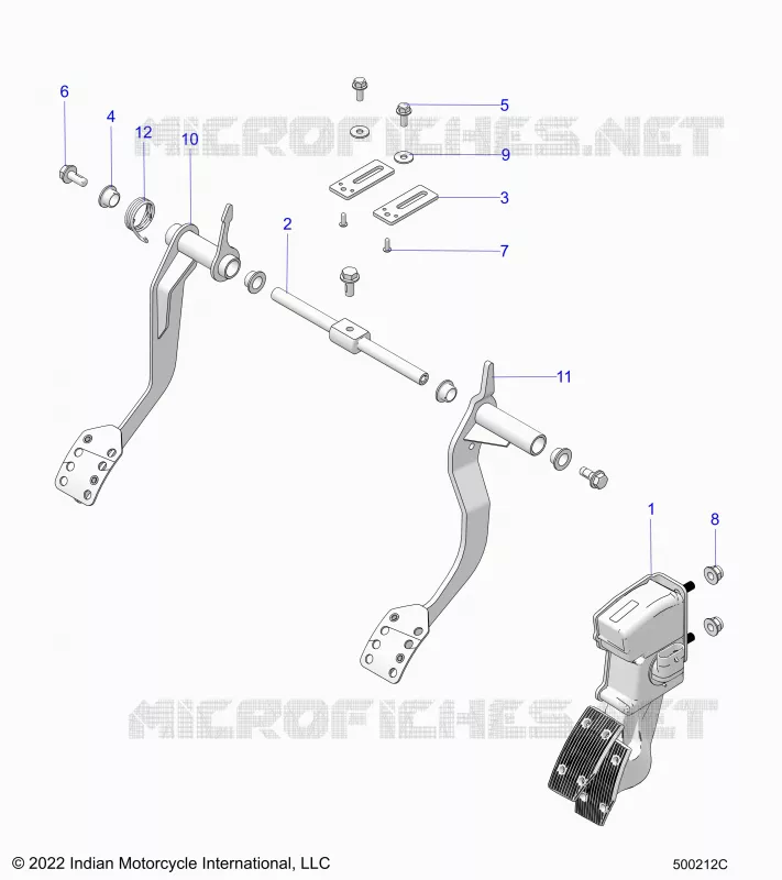 CONTROLS, FOOT CONTROLS MANUAL