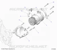 MOTEUR, HVAC COMPRESSOR