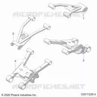 SUSPENSION ARRIERE CONTROL ARMS