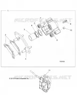FREINS, REAR CALIPER