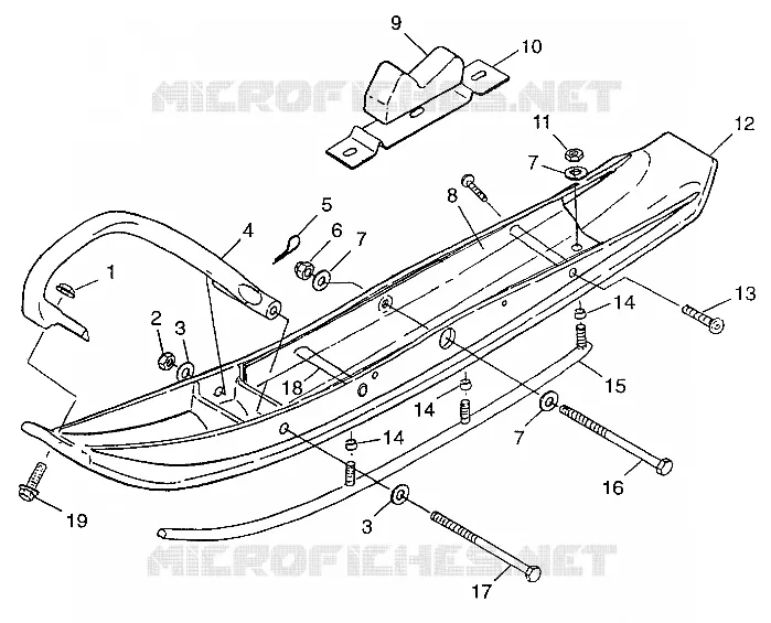 SKI 440 XCR 0971660 (4937893789B002)