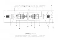 SYSTÈME DE TRANSMISSION, ARBRE DE TRANSMISSION ARRIERE