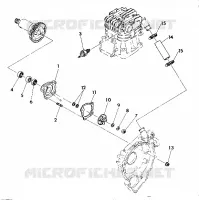 POMPE A EAU ASSEMBLY 350 2X4 / W927539 (4922882288034A)