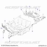 CARROSSERIE ARRIERE RACK, MOUNTING