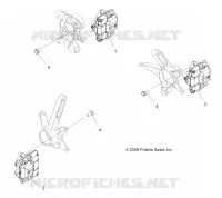 FREINS, FREIN CALIPER MOUNTING