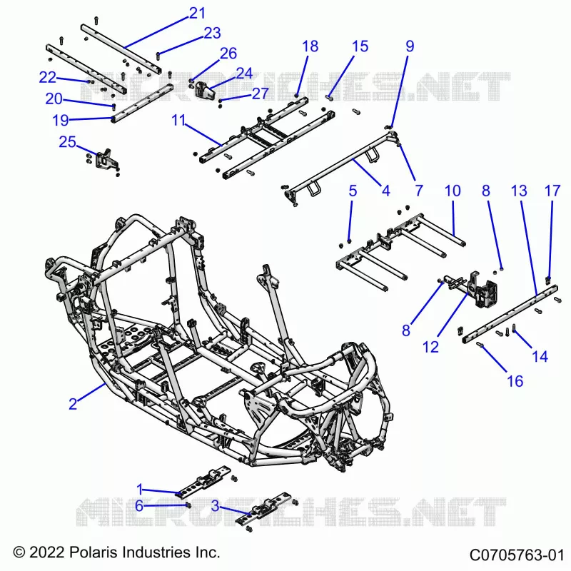 CHASSIS, MAIN CADRE