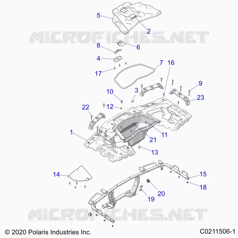CARROSSERIE ARRIERE RACK