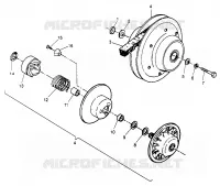 EMBRAYAGE DE TRANSMISSION XPRESS 300 W969530 AND XPRESS 400 W969540 (4935923592C006)
