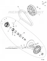 SYSTÈME DE TRANSMISSION, SECONDARY CLUTCH