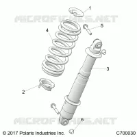 SUSPENSION ARRIERE SHOCK MOUNTING