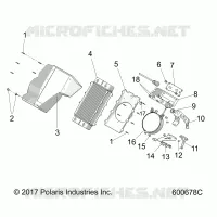 ENGINE, REFROIDISSEMENT SYSTEM, RADIATOR/SHROUD