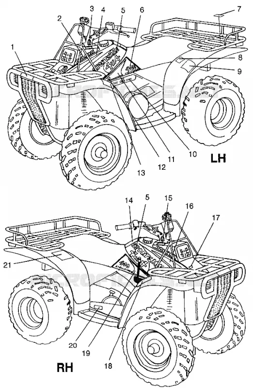 EMBLEMES Sportsman 400L W97AC38C (4939673967A009)