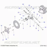 SUSPENSION, PORTE BAGAGES ARRIERE
