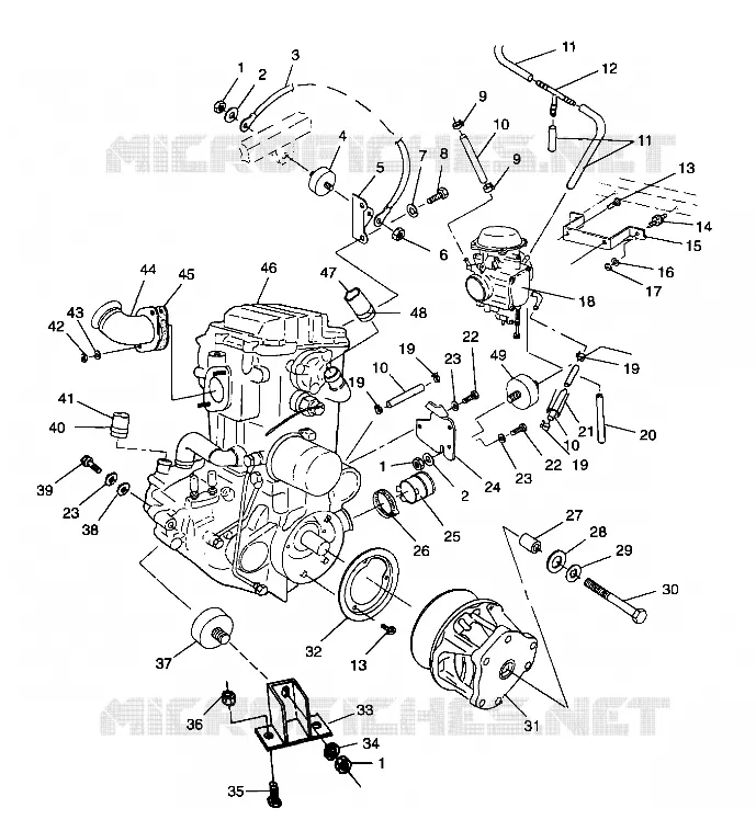 SUPPORT MOTEUR