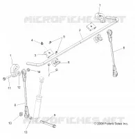 BARRE STABILISATRICE, FRONT