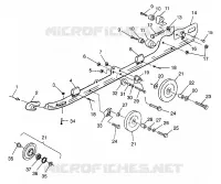 FIXATION RAIL (SUSPENSION) 440 LC 0972760 (4938353835B009)