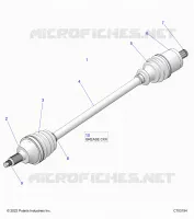 SYSTÃˆME DE TRANSMISSION, FRONT HALF SHAFT