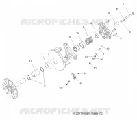 SYSTÈME DE TRANSMISSION, PRIMARY CLUTCH