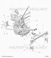 MOTEUR, MOUNTING & LONG BLOCK