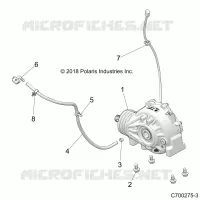 DRIVE TRAIN, FRONT SUPPORT PONT