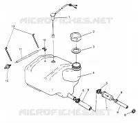 RESERVOIR D'HUILE SLT 700 B964166 and Intl. SLT 700 I964166 (4933923392A014)