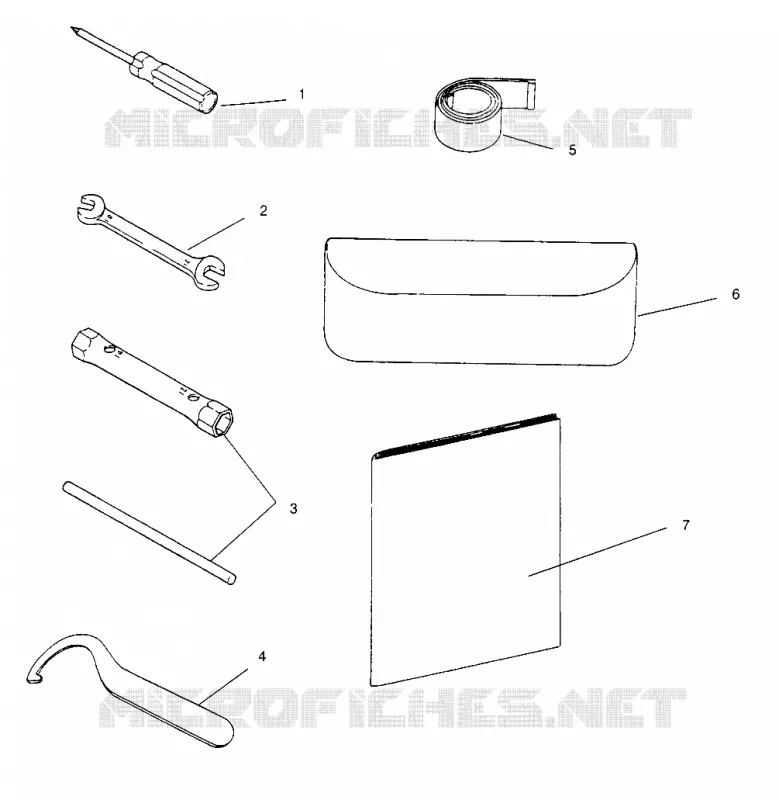 OUTILS 440 XCR 0961660 (4932113211D004)