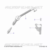 ELECTRICITE, IGNITION COIL, WIRE AND SPARK PLUG
