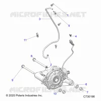 SYSTÃˆME DE TRANSMISSION, FRONT GEARCASE MOUNTING