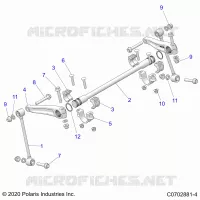 SUSPENSION, FRONT BARRE STABILISATRICE