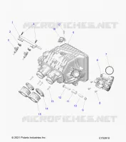 ENGINE, INTAKE MANIFOLD, CORPS DE PAPILON, FUEL RAIL