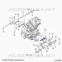 MOTEUR, MOUNTING &amp; LONG BLOCK
