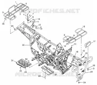 PARE CHOCS / PORTE PAQUET MOUNTING MAGNUM 4X4 W97AC42A, SWEDISH MAGNUM 4X4 S97AC42E AND N (4940834083A007)