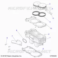 CYLINDRE AND PISTON