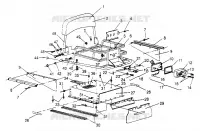 PORTE BAGAGES ET DOSSERET ASSEMBLY WIDETRAK LX 0952064 and  EUROPEAN WIDETR (4928942894B001)