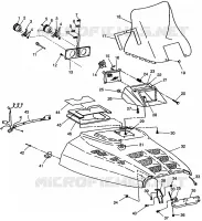 CAPOT WIDETRAK LX 0982065 and EUROPEAN WIDETRAK LX E982065 (4943884388A011)