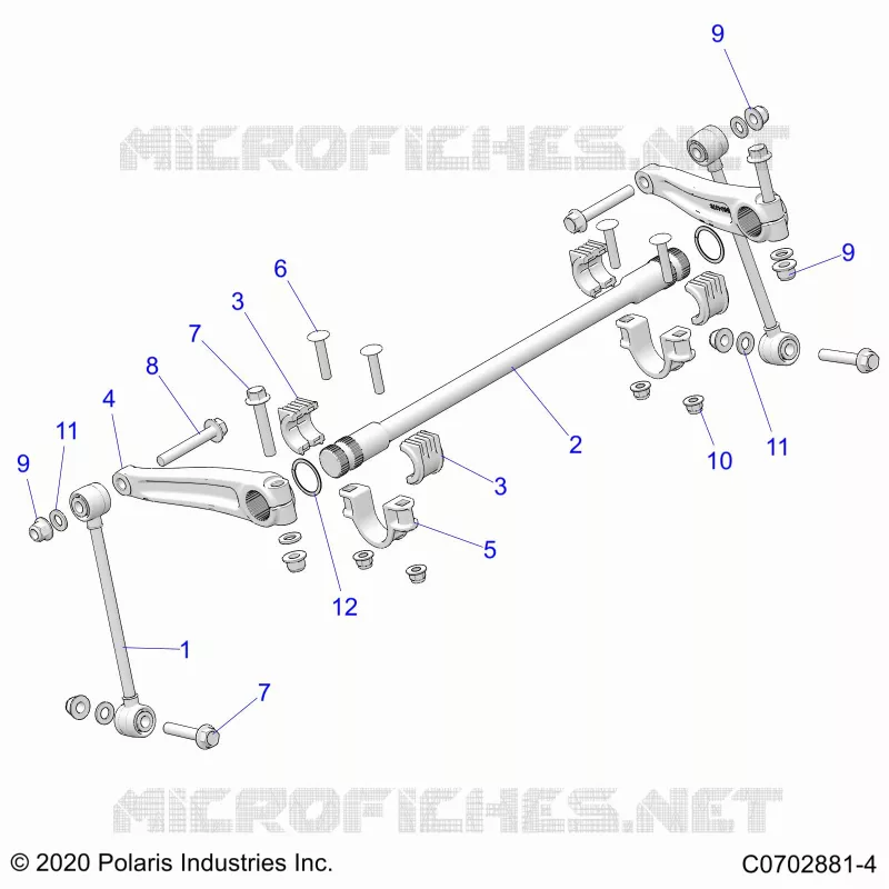 SUSPENSION, FRONT BARRE STABILISATRICE