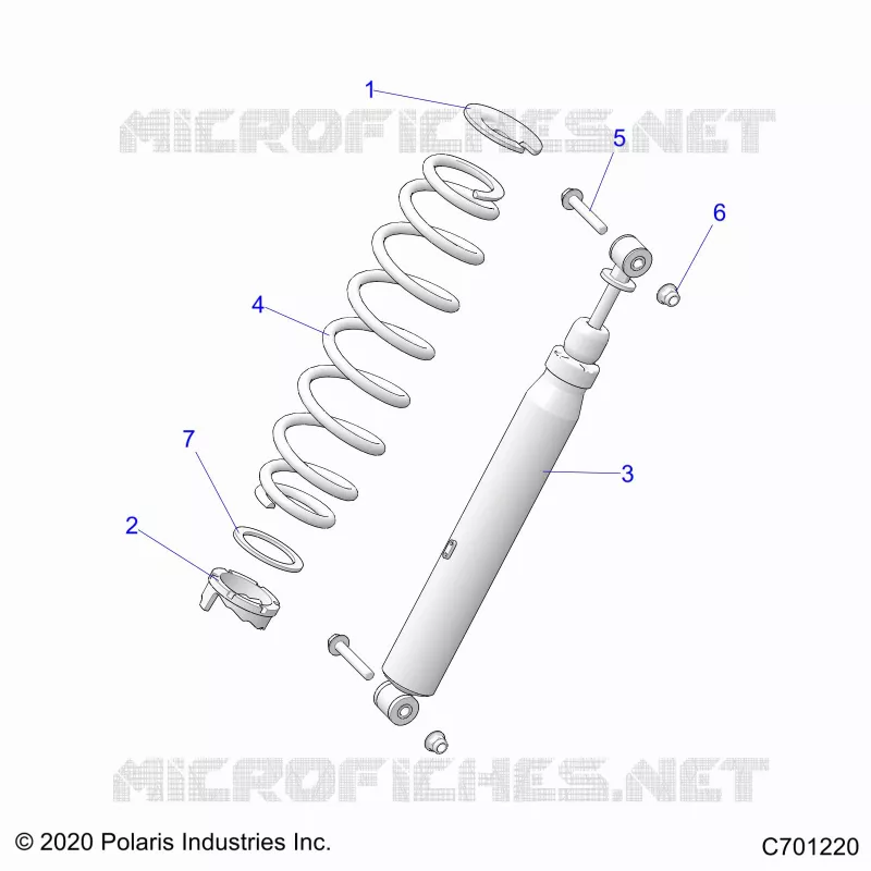 SUSPENSION, AMORTISSEUR AVANT MOUNTING